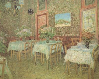 Vincent Van Gogh Interior of a Restaurant (nn04) Norge oil painting art